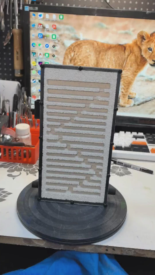 Vertical aerated brick nest